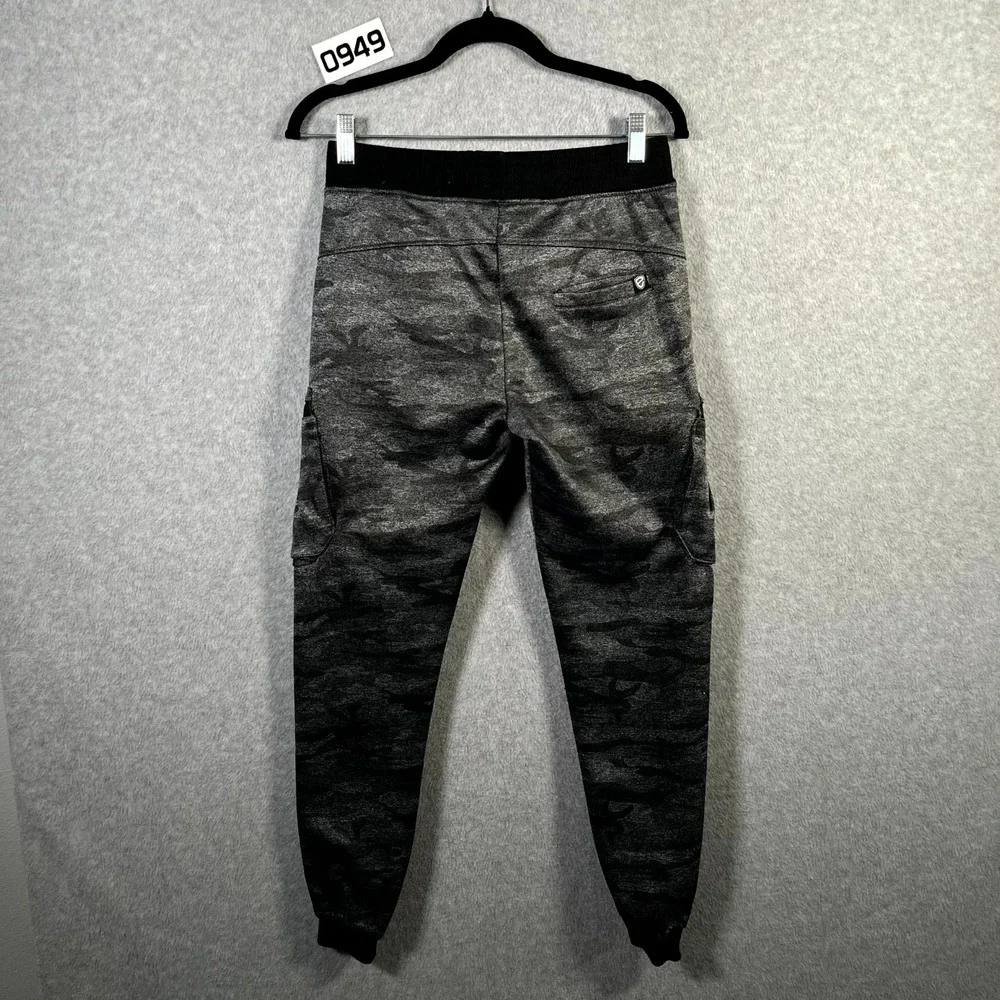 Encrypted Cargo Jogger Pants Boys XL 18 Gray Pockets Camouflage Hiking‎ Outdoor